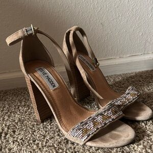 Steve Madden women’s beaded heels Size 5.5